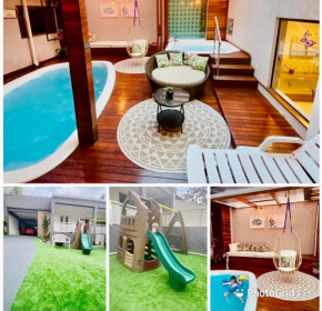 CWB 997 com piscina aquecida jacuzzi e Playground